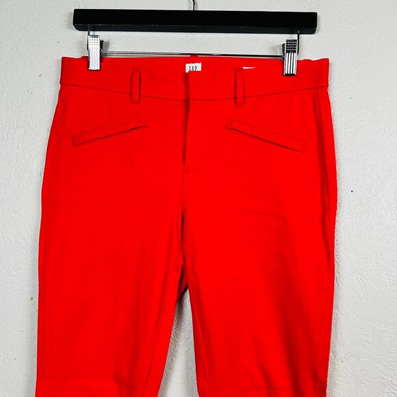 GAP Skinny Ankle Scalloped Edge Pants - 4 - Picture 3 of 6